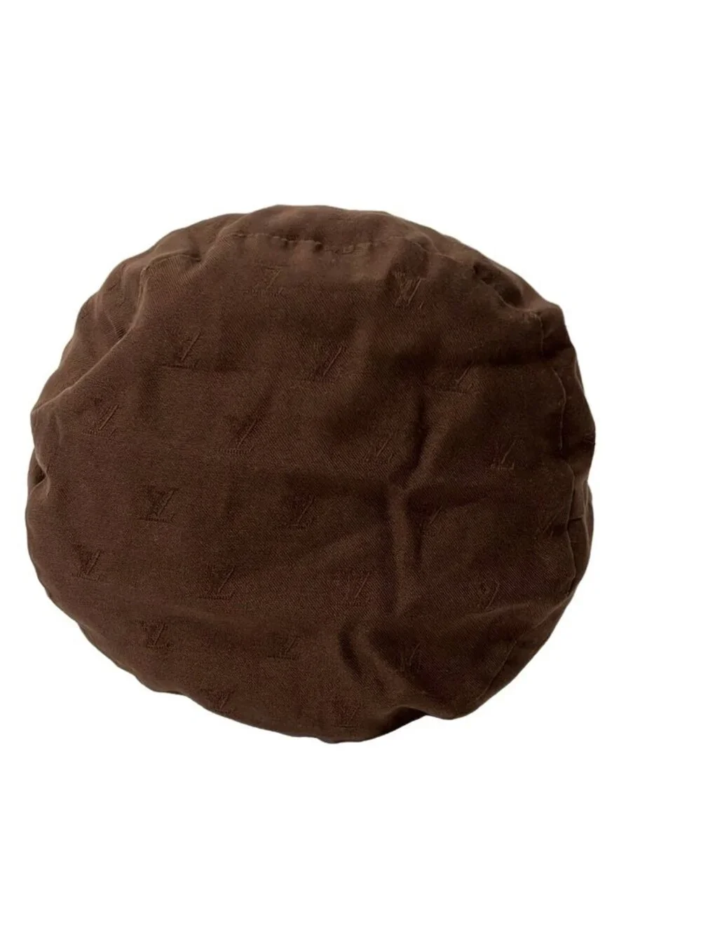 Louis Vuitton Pouch Rondo Brown Cotton